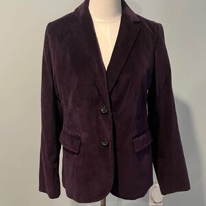 EUC Talbots velvet blazer